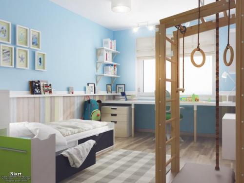 Уютная трехкомнатная квартира: дизайн - проект в Минске. 05