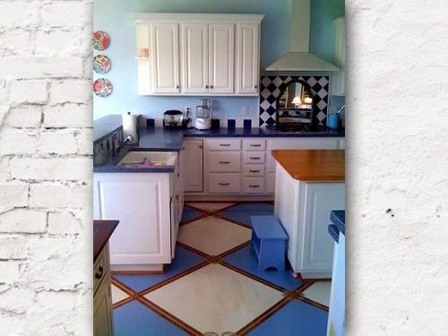 Необычные расписные деревянные полы. 05