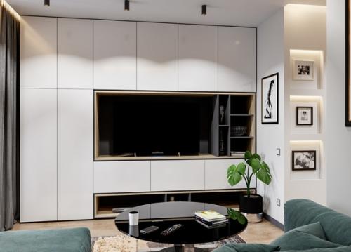 Дизайн интерьера небольшой квартиры 38 кв. 04