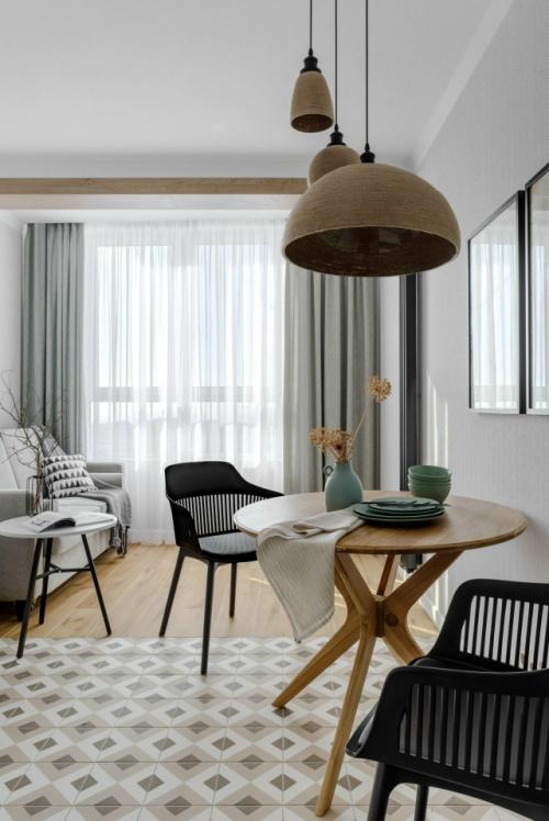 Интерьер однокомнатной квартиры 35 м 2 в ЖК горизонт в Анапе. 03