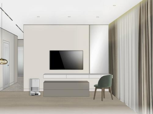 Ещё одна квартира в ЖК Оникс - новый проект, выполненный в формате коллажей. 02