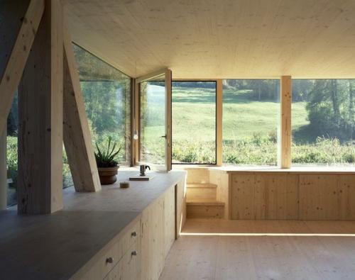 Когда поля вокруг дома - продолжение рабочей поверхности кухни и письменного стола: дом в швейцарской глуши, спроектирован Паскалем фламмером. 05