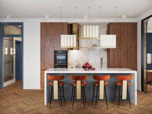 Этот проект - сочетание французских мотивов и китайских нот, яркая зелень и нежные пастельные оттенки. 04