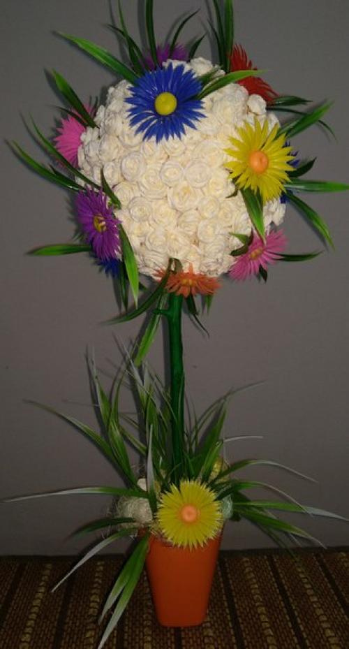 Топиарий или Европейское Дерево Счастья, служит для украшения интерьера. 05