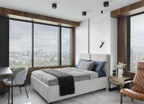 Как создать нескучный интерьер в светлых тонах и уместить все: квартира в Казани 43 кв. 03