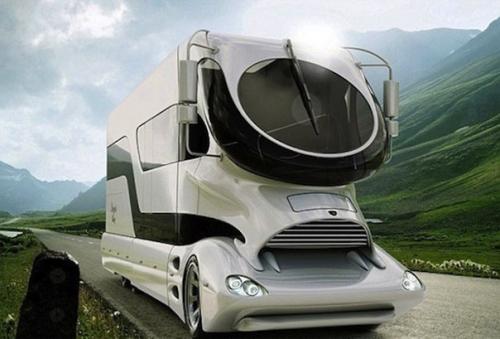 Мобильный дом.  Настоящий мобильный особняк.