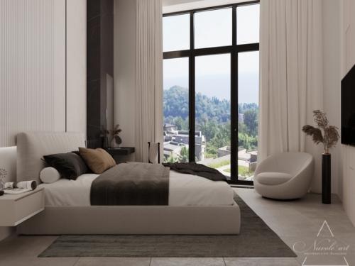 Кухня - гостиная в проекте. 05