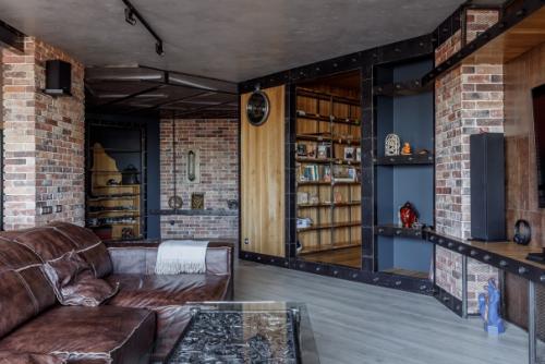 Брутальный интерьер для холостяка. 03