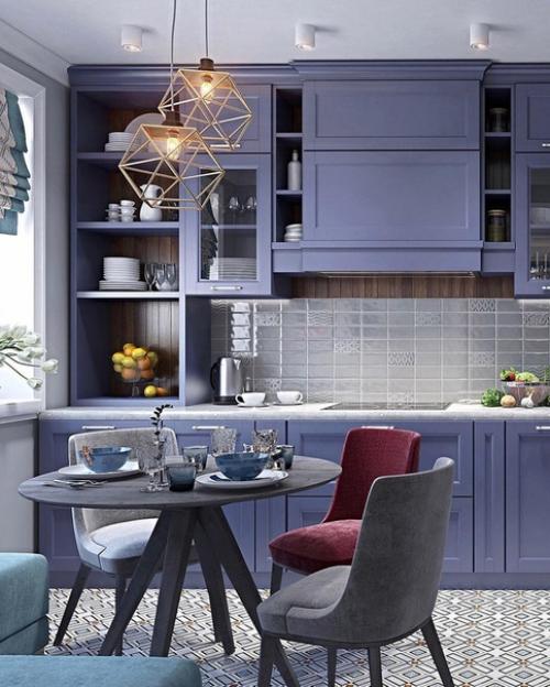 Как вам цветовая гамма этой кухни? 01