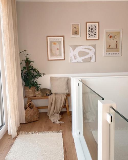 Интерьер этого прекрасного дома хорошо демонстрирует, что стильный современный дизайн может быть тёплым и уютным. 07