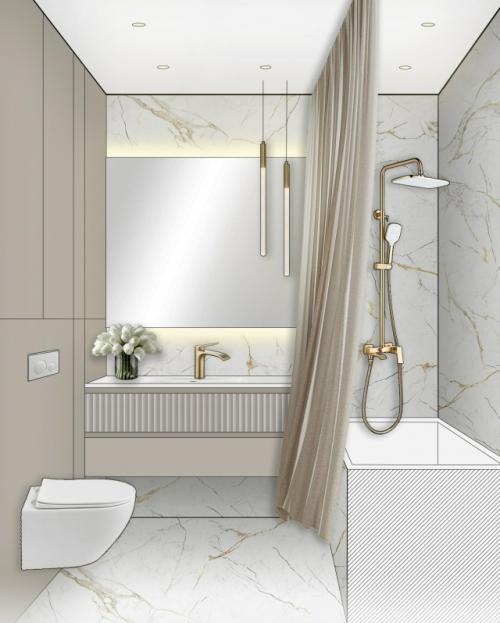 Ещё одна квартира в ЖК Оникс - новый проект, выполненный в формате коллажей. 07