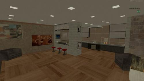 Интерьер квартиры.  Автор работы - Ярослав ульман (ULM Studio). 01