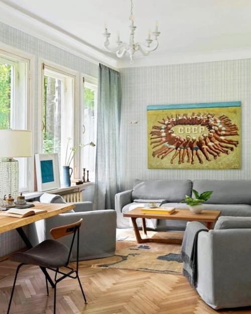 Настоящая дача. Дизайнер Анна зиньковская обновила интерьер старой деревянной дачи 1939 года постройки в условиях жесточайшего цейтнота. 03