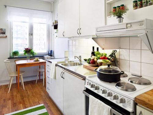 Как обустроить маленькую кухню. 04