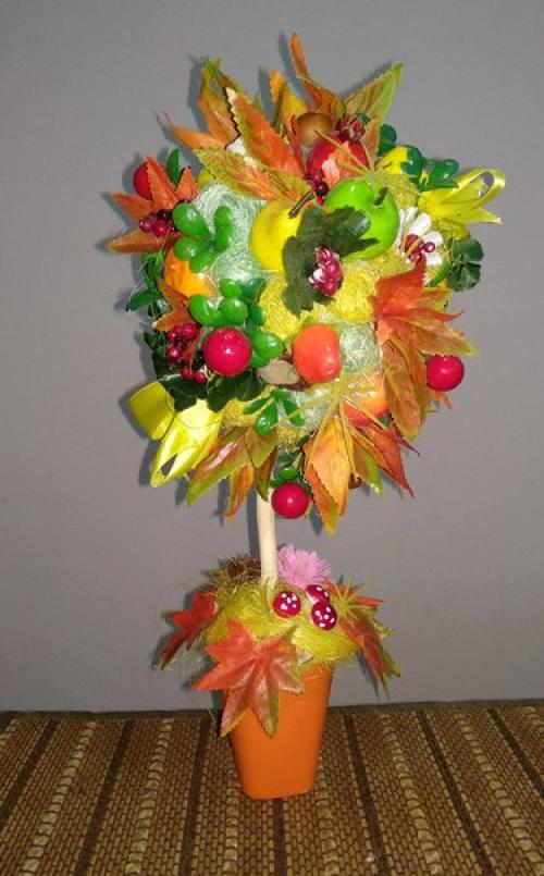 Топиарий или Европейское Дерево Счастья, служит для украшения интерьера. 03