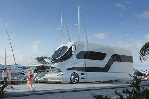 Мобильный дом.  Настоящий мобильный особняк. 08