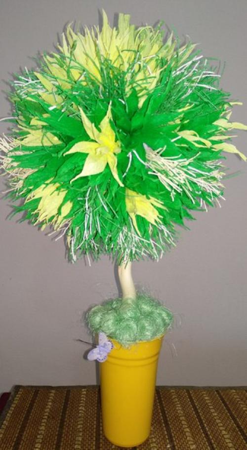 Топиарий или Европейское Дерево Счастья, служит для украшения интерьера. 06