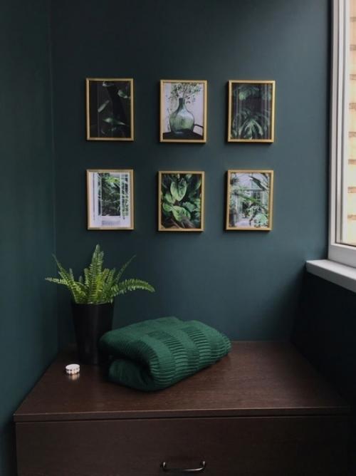 Смелые цвета в кухне и на балконе. 05