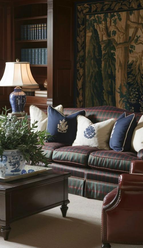 Преппи стиль в интерьере: как повторить. 01