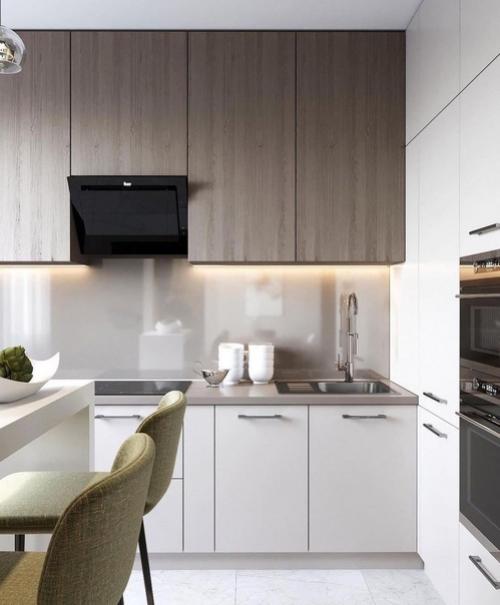 Один из популярных стилей в дизайне квартиры - современная классика. 05