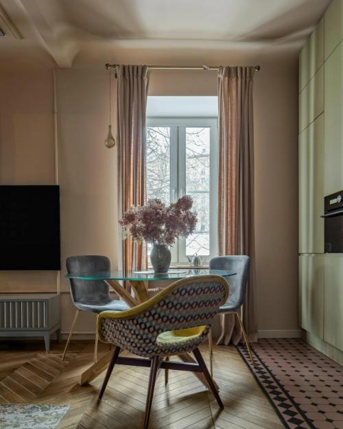 Эклектичный интерьер квартиры в старом фонде. 02 Эклектичный интерьер квартиры в старом фонде. 02