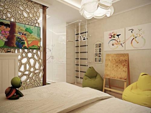 Мы оцениваем проект детской комнаты для девочки. 01