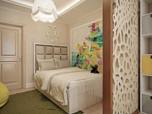 Мы оцениваем проект детской комнаты для девочки. 02