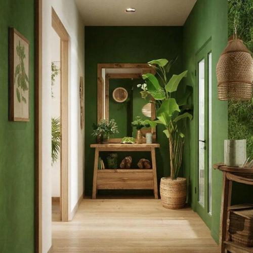 Где и как лучше всего использовать в квартире салатовый цвет.

