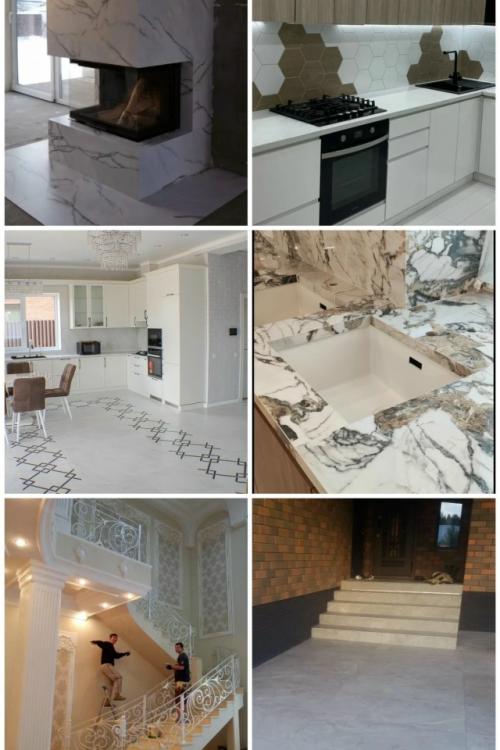 Что можно сделать из плитки, кроме стен, и не , внимание, только в ванной? 

