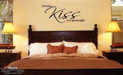 Декоративные надписи в интерьере. 03