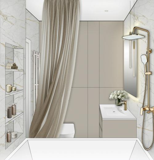 Ещё одна квартира в ЖК Оникс - новый проект, выполненный в формате коллажей. 08