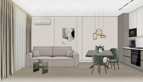 Ещё одна квартира в ЖК Оникс - новый проект, выполненный в формате коллажей. 01