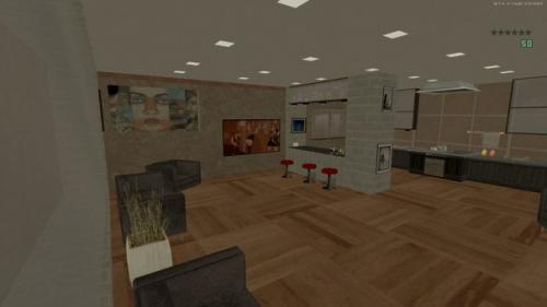 Интерьер квартиры.  Автор работы - Ярослав ульман (ULM Studio). 05