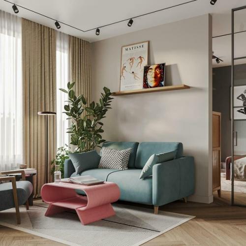 Уют с историей и современные тенденции: евродвушка 40 м. 01