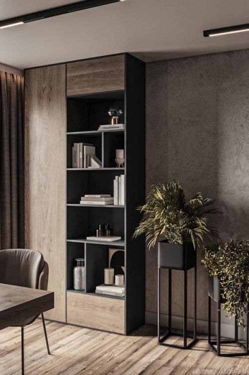 Красивый интерьер. С мебелью из натуральных материалов. 02