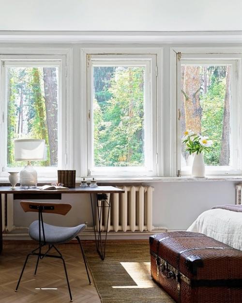 Настоящая дача. Дизайнер Анна зиньковская обновила интерьер старой деревянной дачи 1939 года постройки в условиях жесточайшего цейтнота. 05