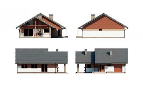 Очень красивый дом с двумя спальнями и гаражом. 05