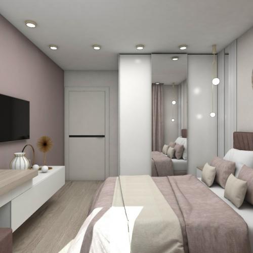 История проекта - спальня 10 м 2 в 3-х комнатной квартире. 02