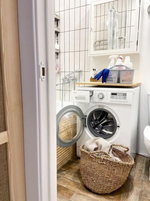 Совмещенный санузел площадью 3 кв. 05