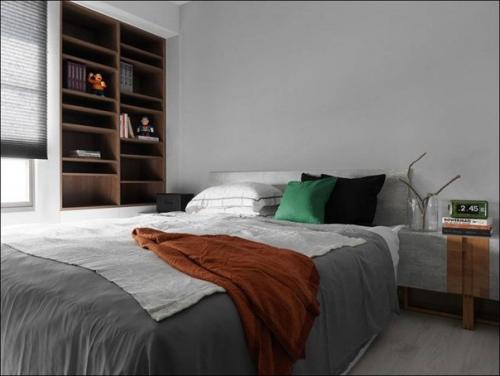 Квартира с контрастными цветами на Тайване. 07