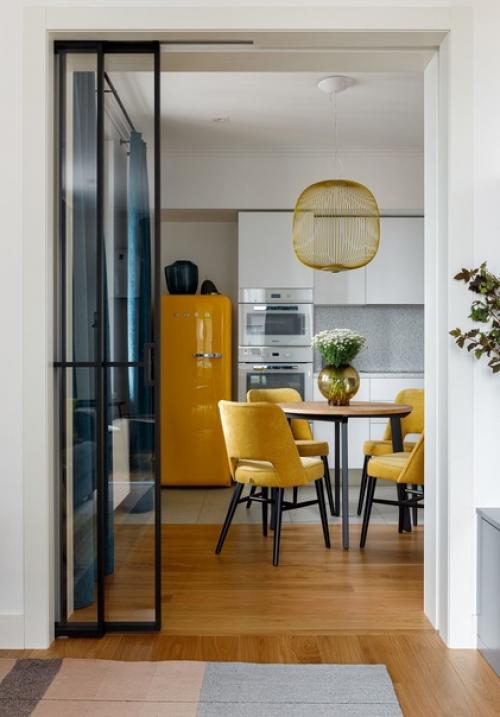 Желтый цвет в интерьере, секреты использования. 01