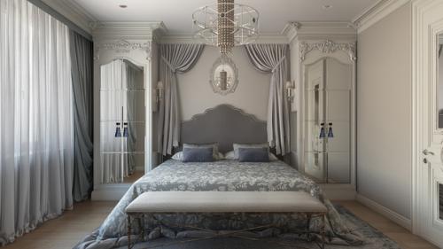 Современный дизайн спальни, по индивидуальному проекту.