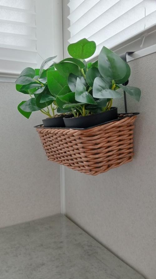 Следующая переделка из магазина fix Price, которой я хотела бы с вами поделиться - подвесная корзина. 01