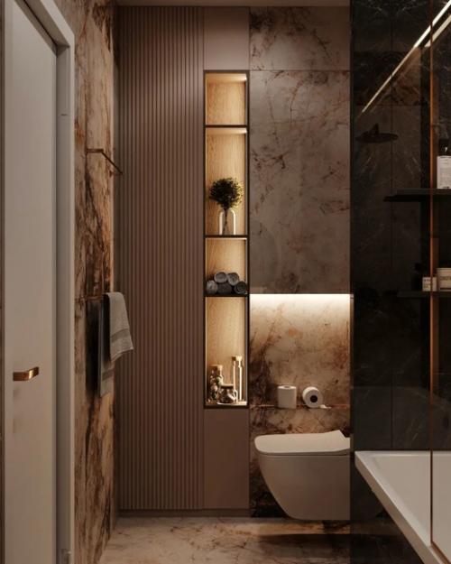 Интерьер ванной комнаты. 03