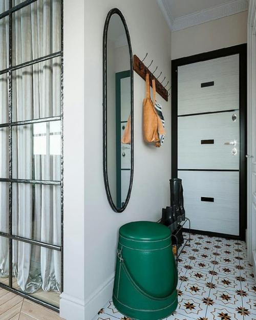 Квартира - студия 28 м с яркими акцентами. 07