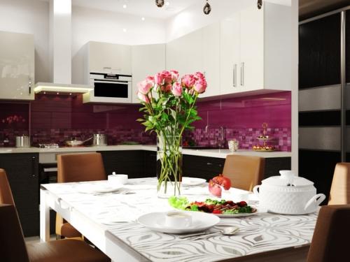 Дизаи н - проект Кухня - Гостиная. 03