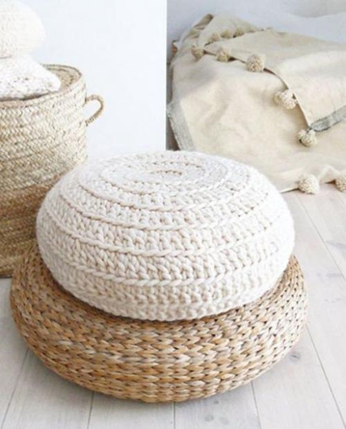 Бохо к этому стилю прекрасно подойдет декор хенд мэйд из натуральных материалов, такой как хлопок и джут. 02