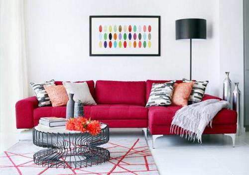 Диван цвета лета - мы выбираем яркие диваны в интерьер. 01