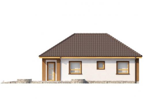 Небольшой комфортный одноэтажный дом с тремя спальнями от ООО МЖК - Строй. 03