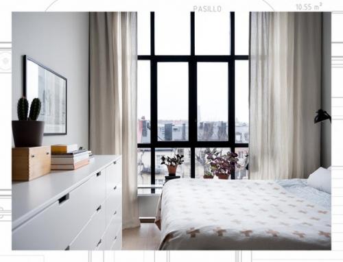 Уютная современная квартира в бывшем промышленном здании в Стокгольме. 07